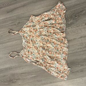 Floral Sleeveless Summer Tank Top